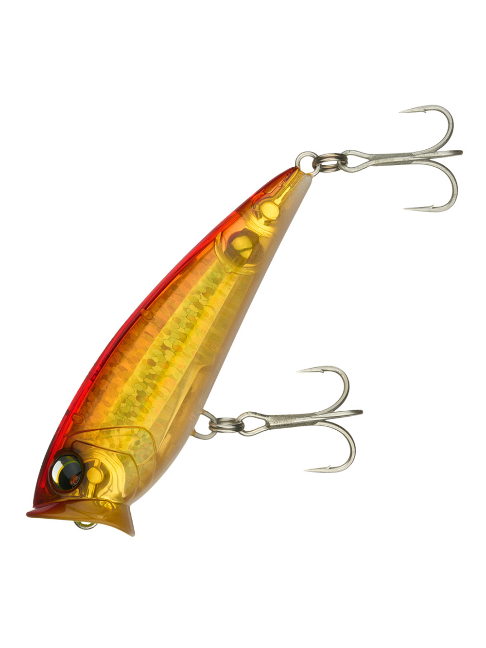 Воблер для рыбалки Duel L-Blue Spit Pop 70F F1224-HGR, 70 мм, 8,5 г, медленно всплывающий, поппер