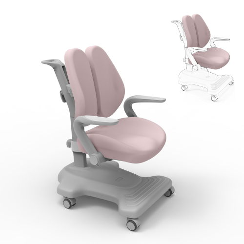 Эргономичное кресло Fundesk Estate Grey с подлокотниками