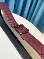 Ремень из мягкой итальянской телячьей кожи