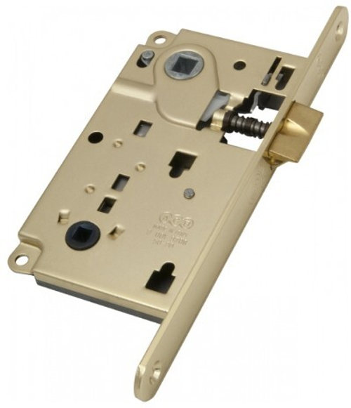 Замок врезной+9983 Ручка раздельная+Фиксатор 10007+Ответная планка