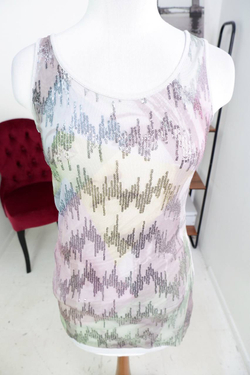 Топ Concept с пайетками, маркировка М, визуально на 46 размер