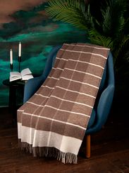 Плед ENNA 2-01 из шерсти астралийского мериноса AVINAMAS