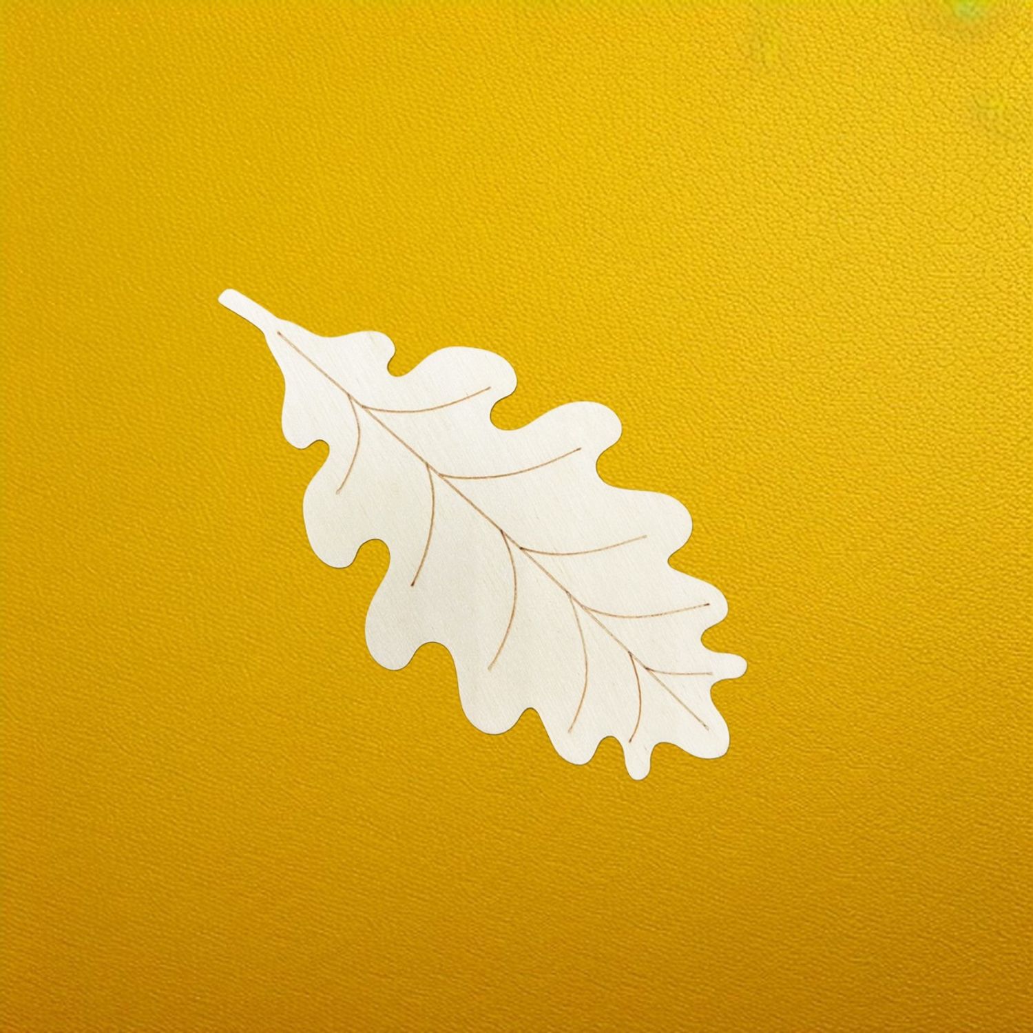 Лист дуба 9,5*5см , фанера