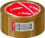 ЗУБР 48 мм, 60 м 50 мкм коричневая, Упаковочная клейкая лента, МАСТЕР (12033-50)