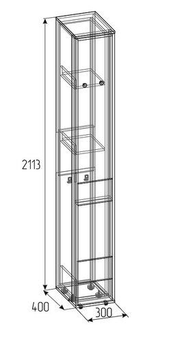 Шкаф МЦН Лойс 85