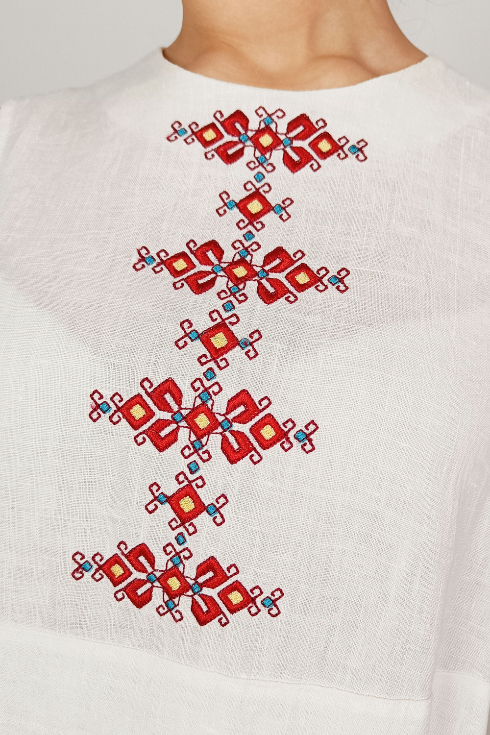 Платье с чувашской вышивкой