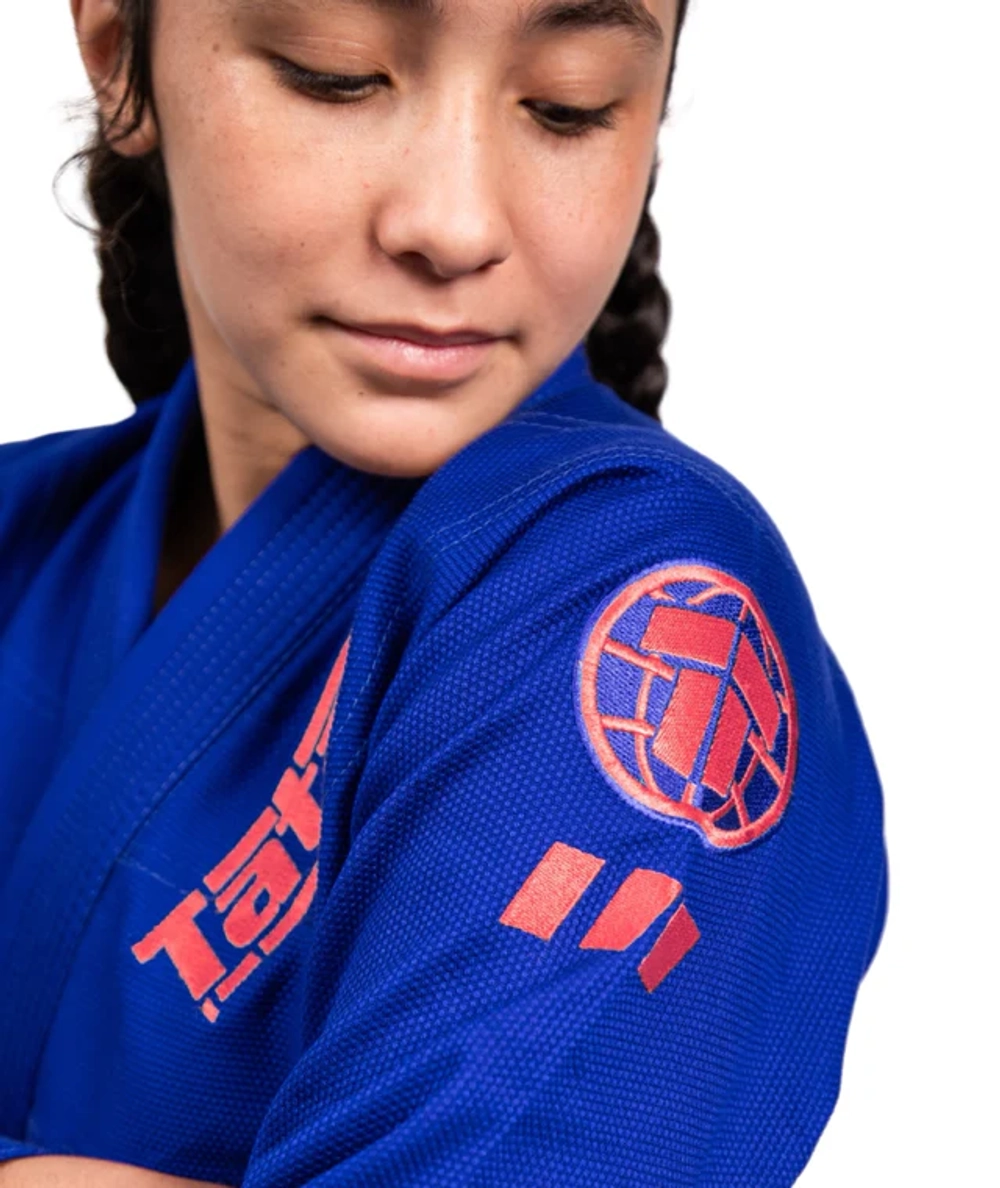 Детское кимоно Tatami PRO SERIES - BLUE & WILD ROSE