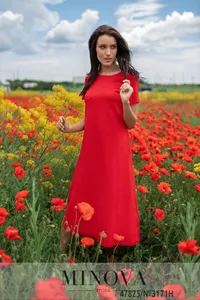Платье 3171Н-Красный Minova