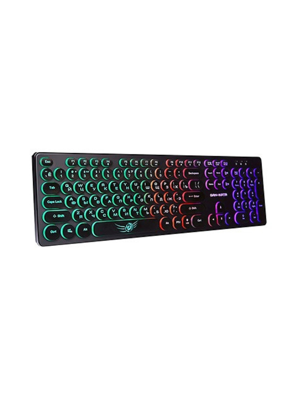 Dialog Gan-Kata Клавиатура KGK-16U BLACK - игровая с RGB-подсветкой, USB, черная