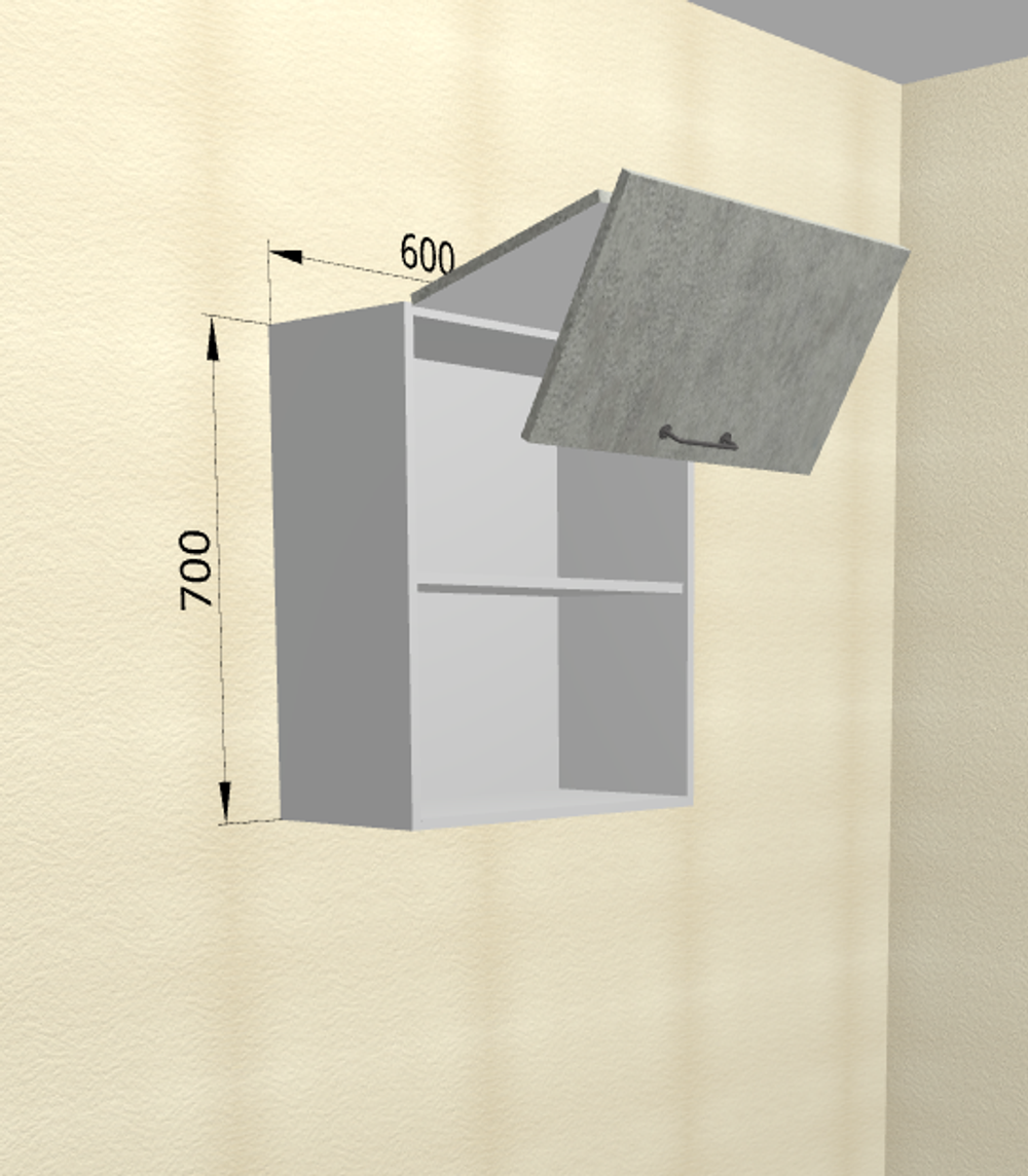 Лофт Бетон светлый ПГПМ 600