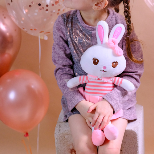 Купить Мягкая игрушка "Зайка с бантиком " 45см