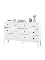 IKEA Комод КЫМОР 5 ящиков, HEMNES 58*131*40, белый, (ХЕМНЕС ИКЕА)