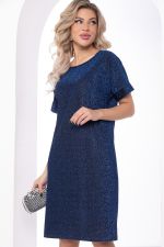 Платье "Покоряя сердца" (мерцающий сапфир) П8071 LT Collection (Акция)