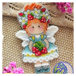 "Дюймовочка Клубничка"-BXT046F(14) вышивка