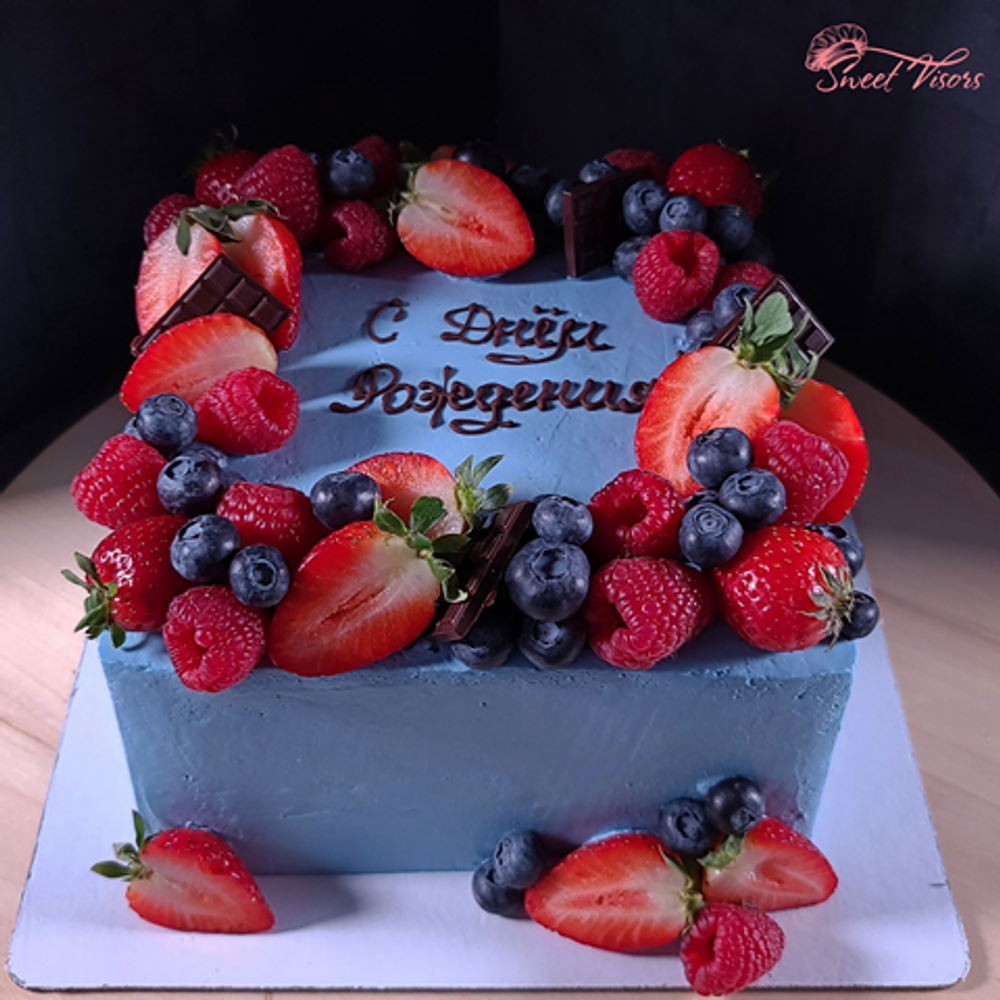 Квадратный торт. Кондитерская Сладкие Козырьки | Sweet Visors Светланы Дегтеревой