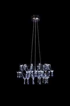 Подвесная люстра LED 24W 3000К/4000К/6000К LE3035/600 CH/TR хром/прозрачный Thea Leon