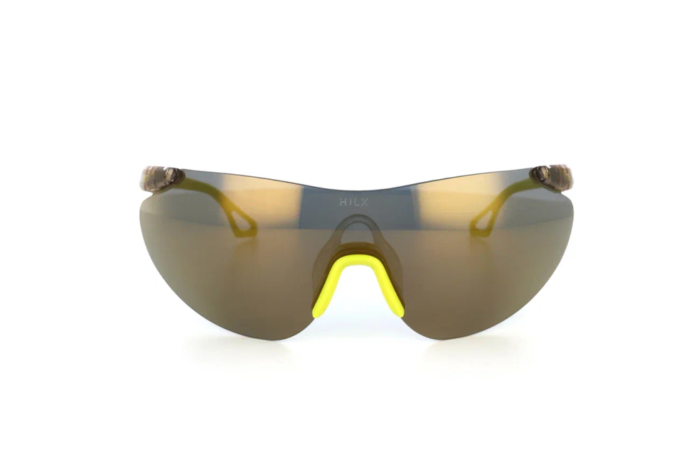 Спортивные очки с диоптриями HILX Domain Shiny Crystal Khaki / Gold Lens