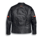 Мужская  кожаная водонепроницаемая куртка Harley-Davidson® с тройной вентиляцией