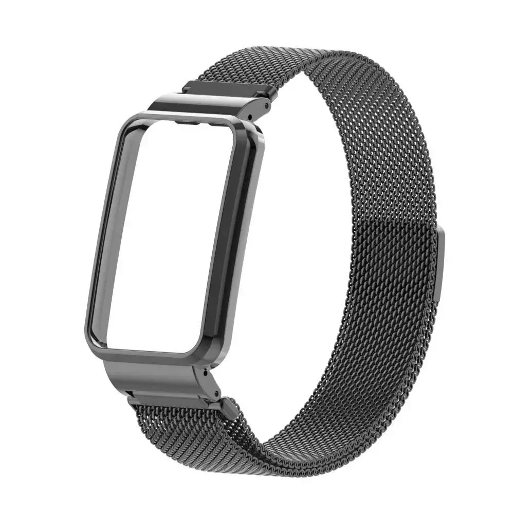 Сменный ремешок MI Band 7/7Pro Milane черный