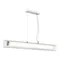 SL2010.113.01 Светильник подвесной ST-Luce Никель/Белый, Прозрачный LED 1*40W 3000K/4000K ENFYS