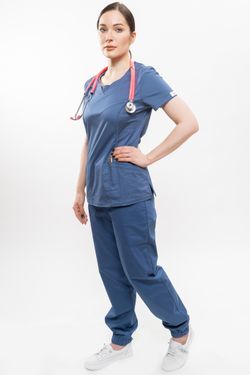 Медицинский топ Доктор Чехов арт. 5140 Navy