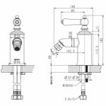 СМЕСИТЕЛЬ BRAVAT ДЛЯ БИДЕ ART F375109G