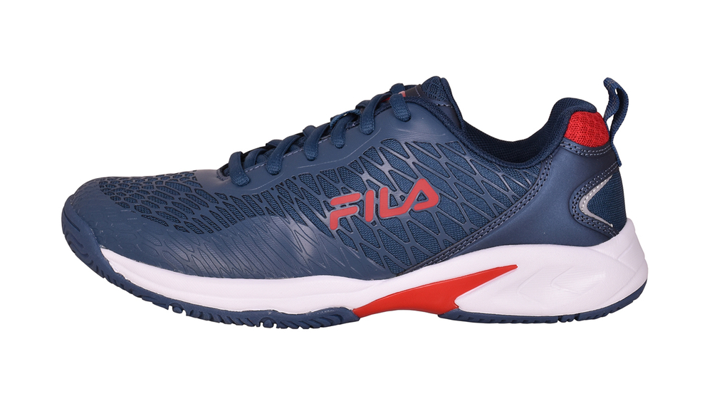 Женские теннисные кроссовки Fila TPW Cross Court W - peacoat blue/red
