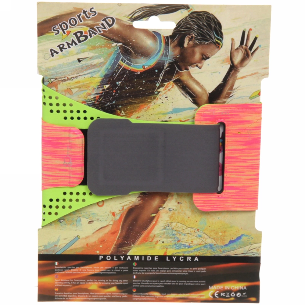 Чехол спортивный для телефона на руку «Victory» (для телефона 6»), микс