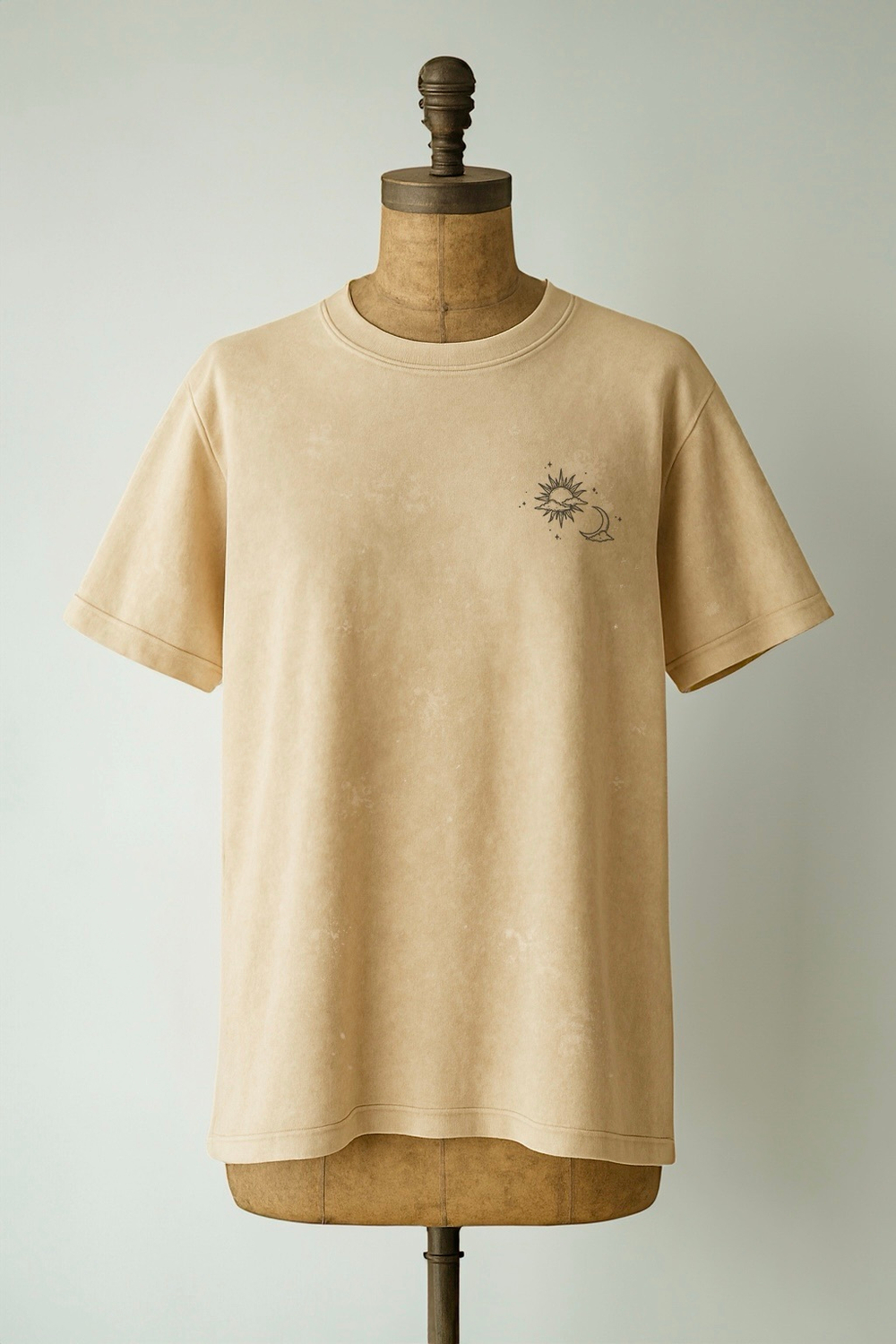 Футболка Boho в бежевом цвете