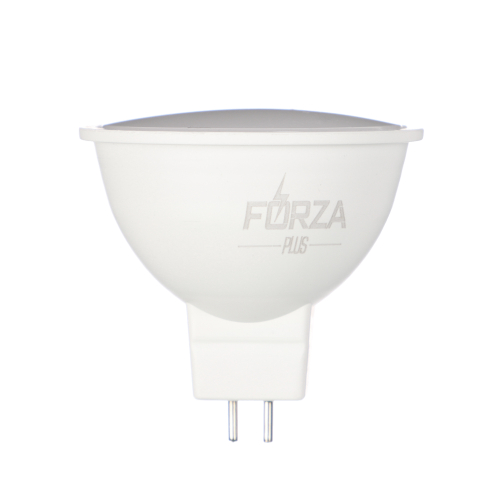 Лампа светодиодная FORZA MR16 GU5.3 8 Вт, 580 Лм, 4000 К, 175-265 В, Ra>80, IRF <5%, 1 год гар.