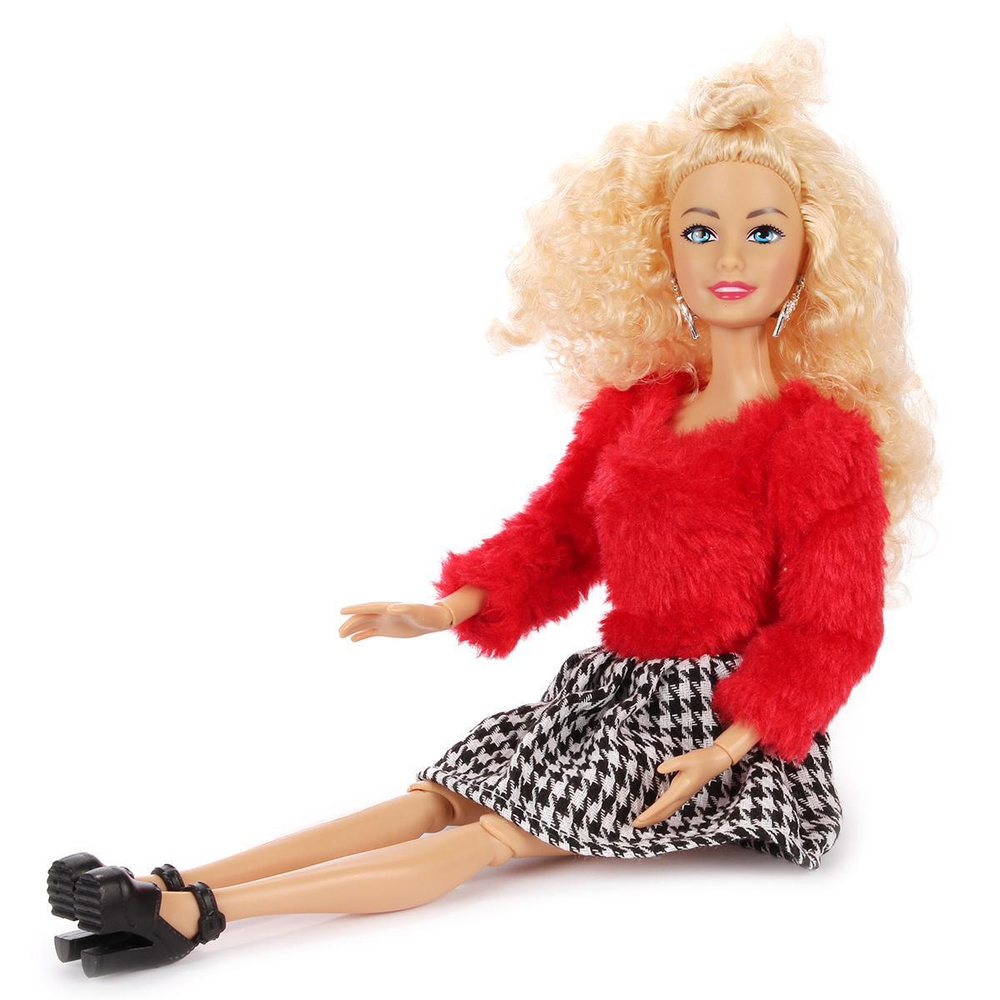 Кукла тип модель София 29см. Модница, набор тату, руки и ноги сгиб, с аксесс. коробка 66529-21-S-BB (Ка