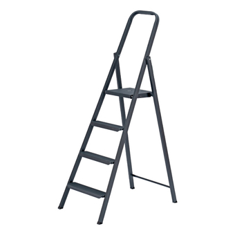 Стремянка 4 ступени, компактная, стальная Сибртех