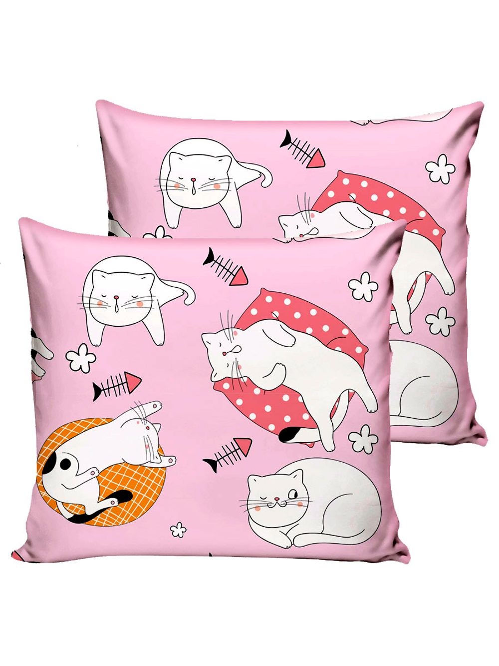 Наволочка комплект 2шт бязь Сказка "Лола" 70x70 см