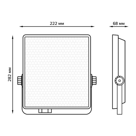 Прожектор светодиодный Gauss Evo 100W 6500К 687511100