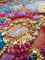 И-25а Набор для вышивания хрустальными камнями Богородица Помощница в родах (мал.)