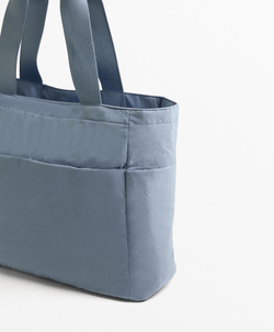 Oysho Спортивная сумка-шоппер с термокарманом, синий