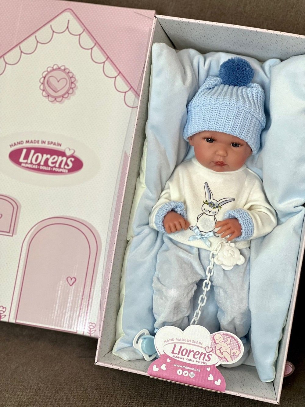 Кукла Llorens виниловая 35см Bimbo (63555)