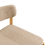 Стул полубарный aska, рогожка, ясень/бежевый