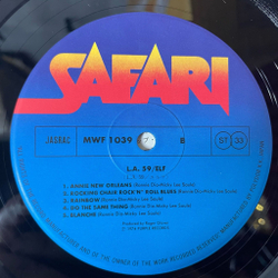 Винтажная виниловая пластинка LP ELF L.A. 59 (Japan 1978) (No Obi) Carolina County Ball