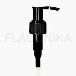 Дозатор для мыла 24 поворотный Черный рифленый 24-Э