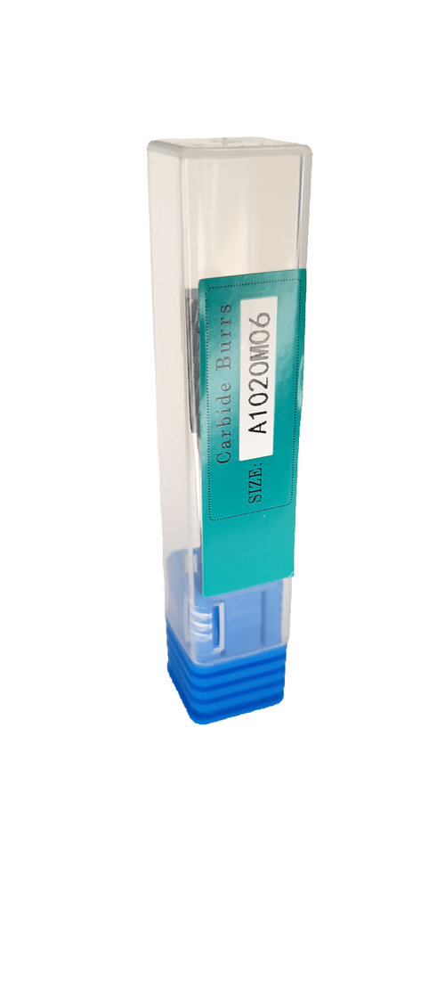 Борфреза (шарошка) по металлу цилиндрическая SINICA A1020M06, тип А, диаметр 10мм, посадочный 6мм