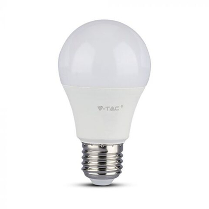 Лампа светодиодная V-TAC, E27, 9 Вт, 4000К, SKU 229
