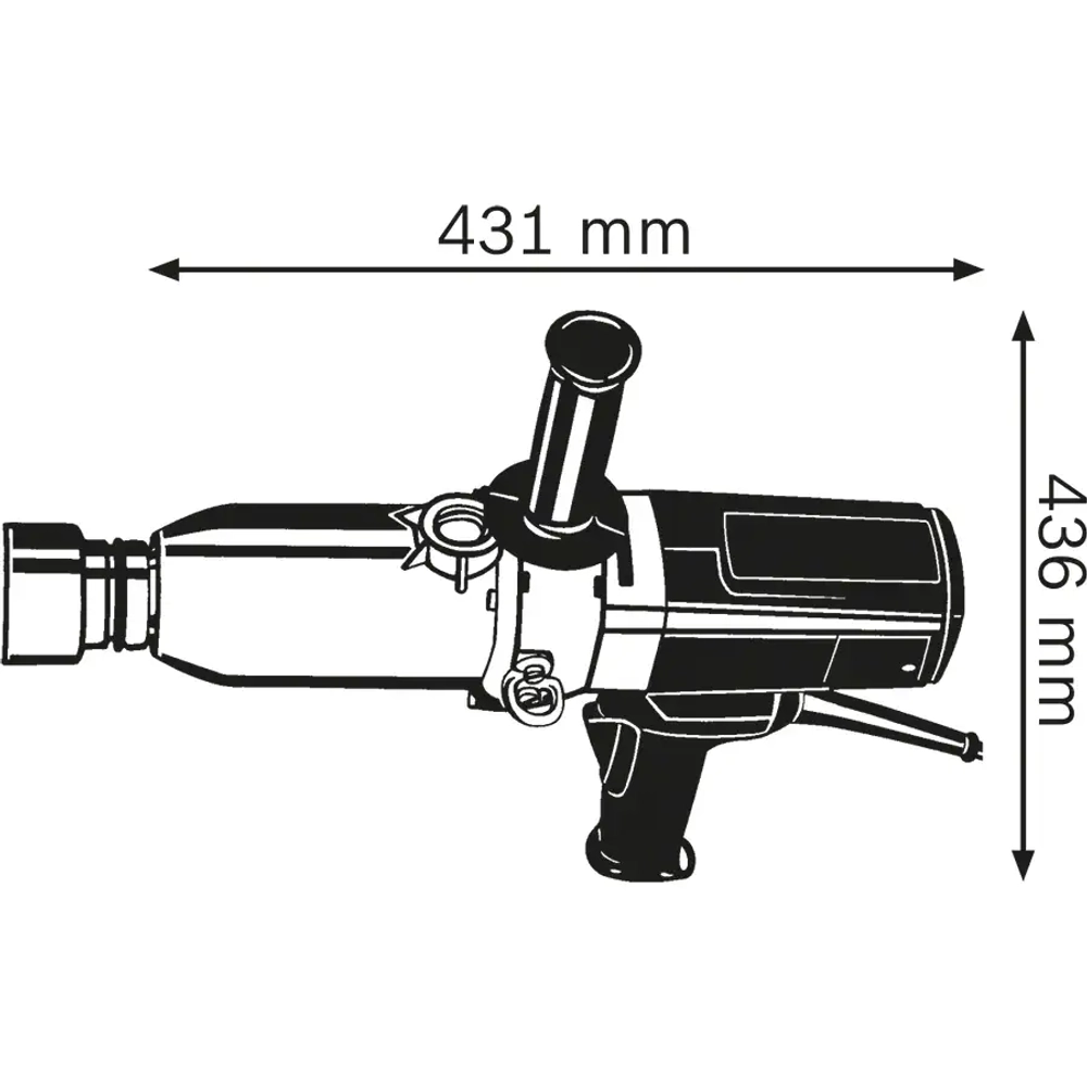Ударный гайковерт GDS 30 BOSCH 0601435108