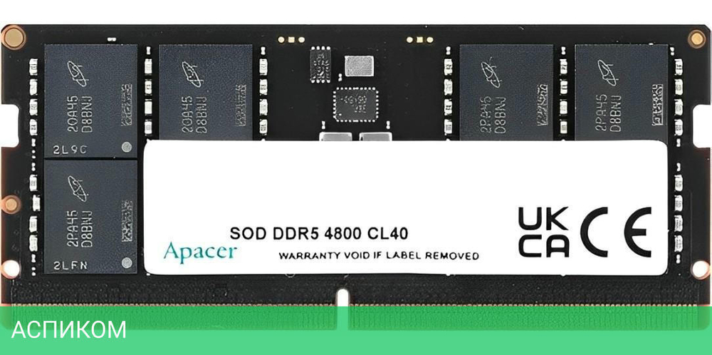 Оперативная память Apacer 8GB DDR5 AS08GHB48CTDBGH (FS.08G2A.RTH)