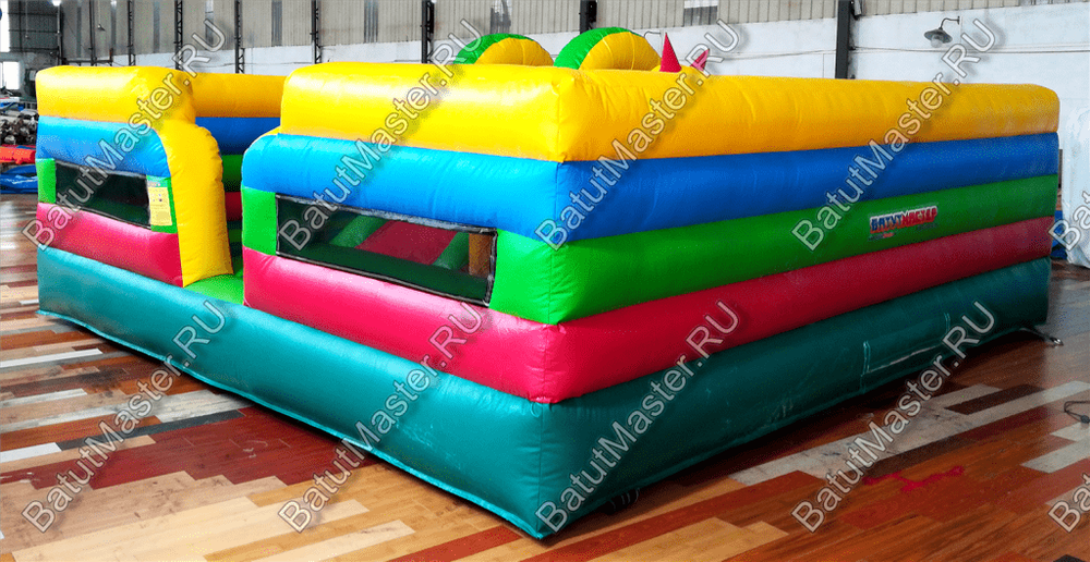 Надувной батут "Гусеничка"