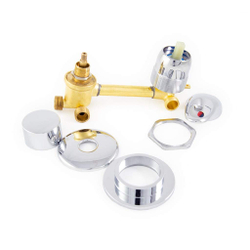 Смеситель для душевой кабины с переключателем на 3 режима под гайку, 120мм