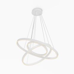 Люстра подвесная светодиодная Maytoni Rim MOD058PL-L100WK