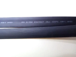 Трубка термоусаживаемая 10 мм черная (1м) термоусадка 2:1