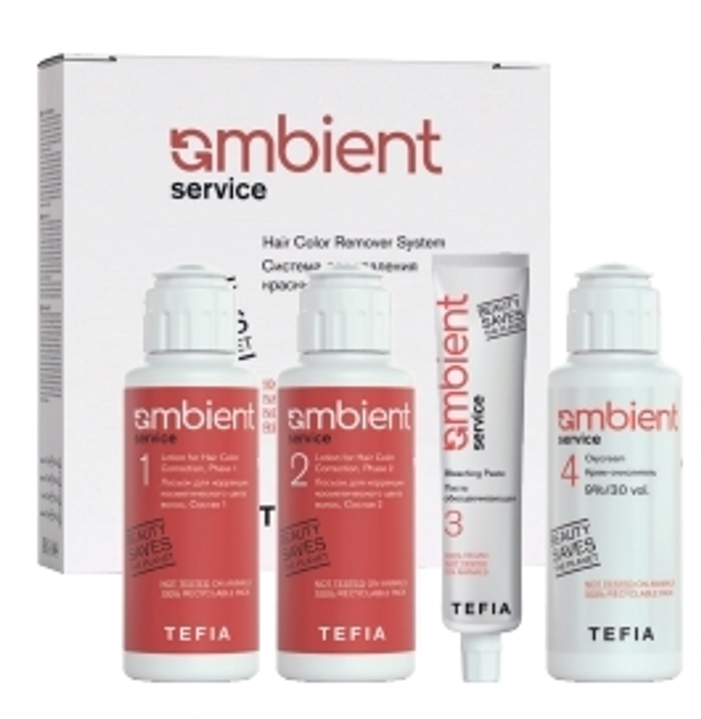 AMBIENT Service Система для удаления краски с волос (набор)