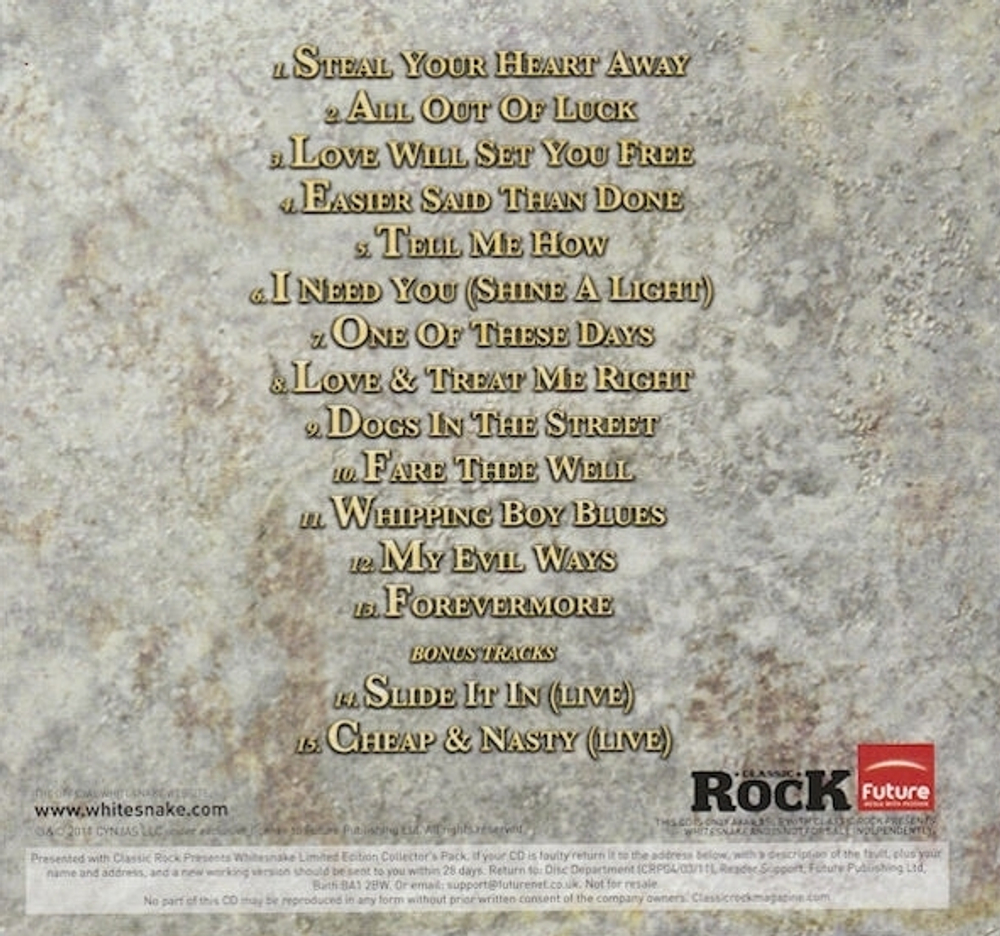 Whitesnake / Forevermore (Limited Edition)(CD)